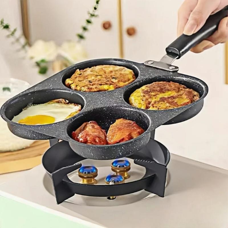 Non‑Stick Multi‑Hole Egg Burge - Mini Pancake Griddle 评论和价格