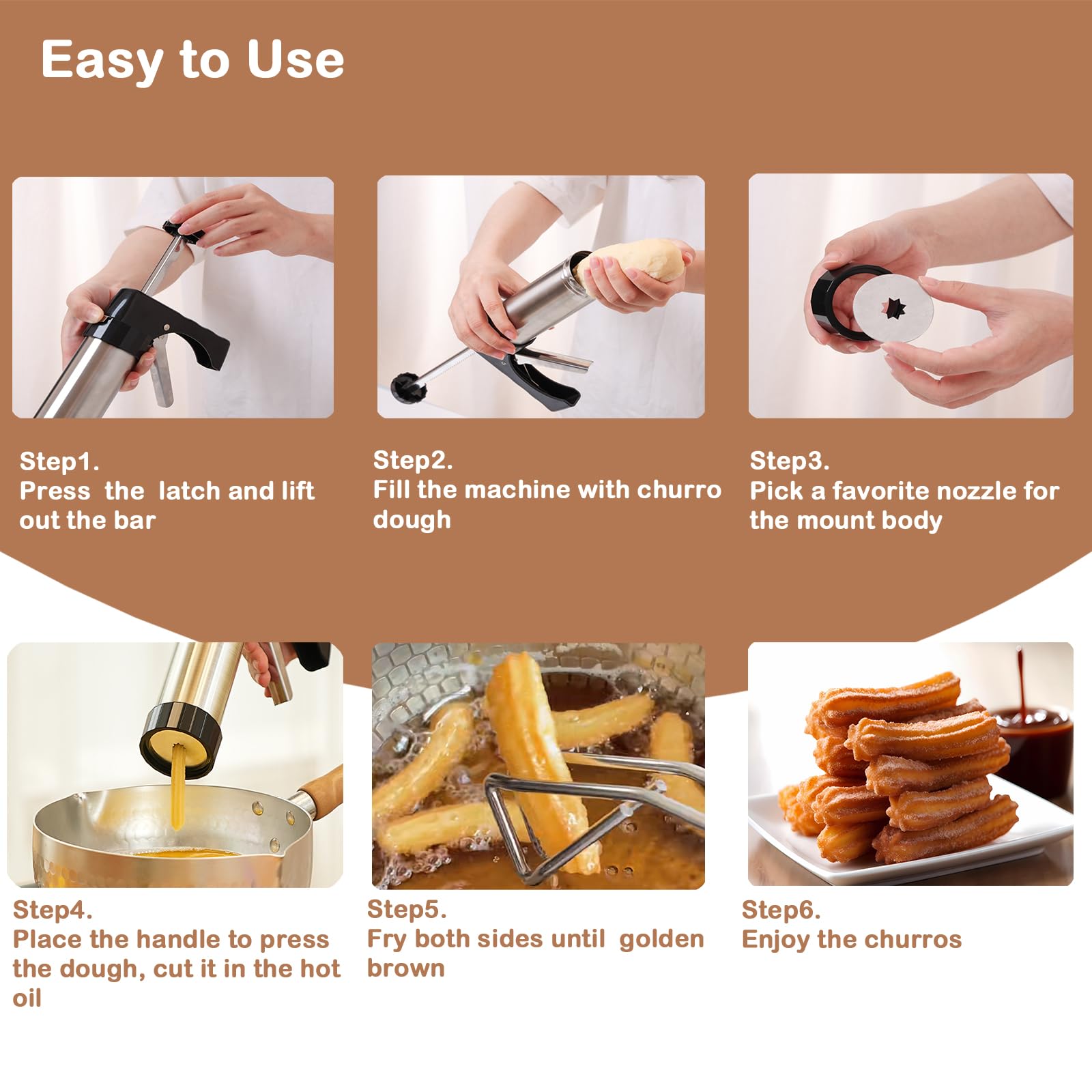 Traditional Churro Maker Machi - Churros Maker Gun 评论和价格