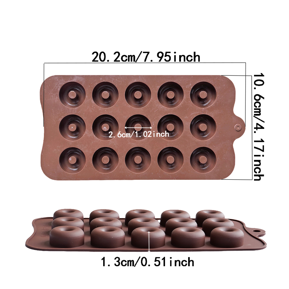 1pc 15 hole donut shaped DIY n - Donut Mold Silicone 评论和价格