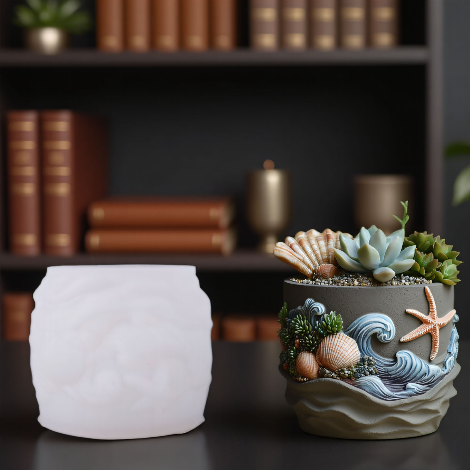 Marine Life Relief Succulent P - Potsticker Mold 评论和价格