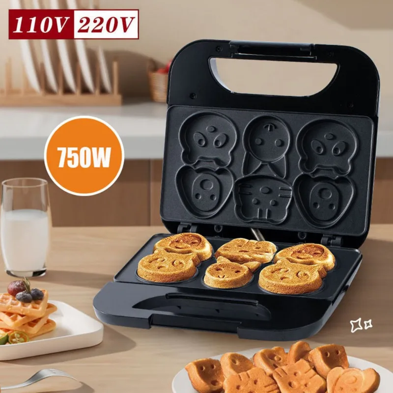 Household Cartoon Biscuit Mach - Mini Pancake Griddle 评论和价格