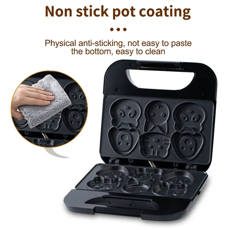 Household Cartoon Biscuit Mach - Mini Pancake Griddle 评论和价格