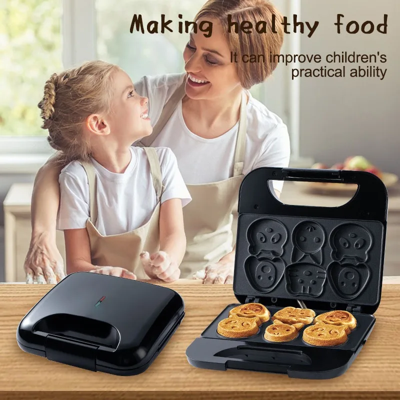Household Cartoon Biscuit Mach - Mini Pancake Griddle 评论和价格